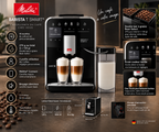 Caractéristiques techniques de la Melitta Barista T Smart® Noir