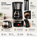 Moulinex Subito Noir – Cafetière filtre